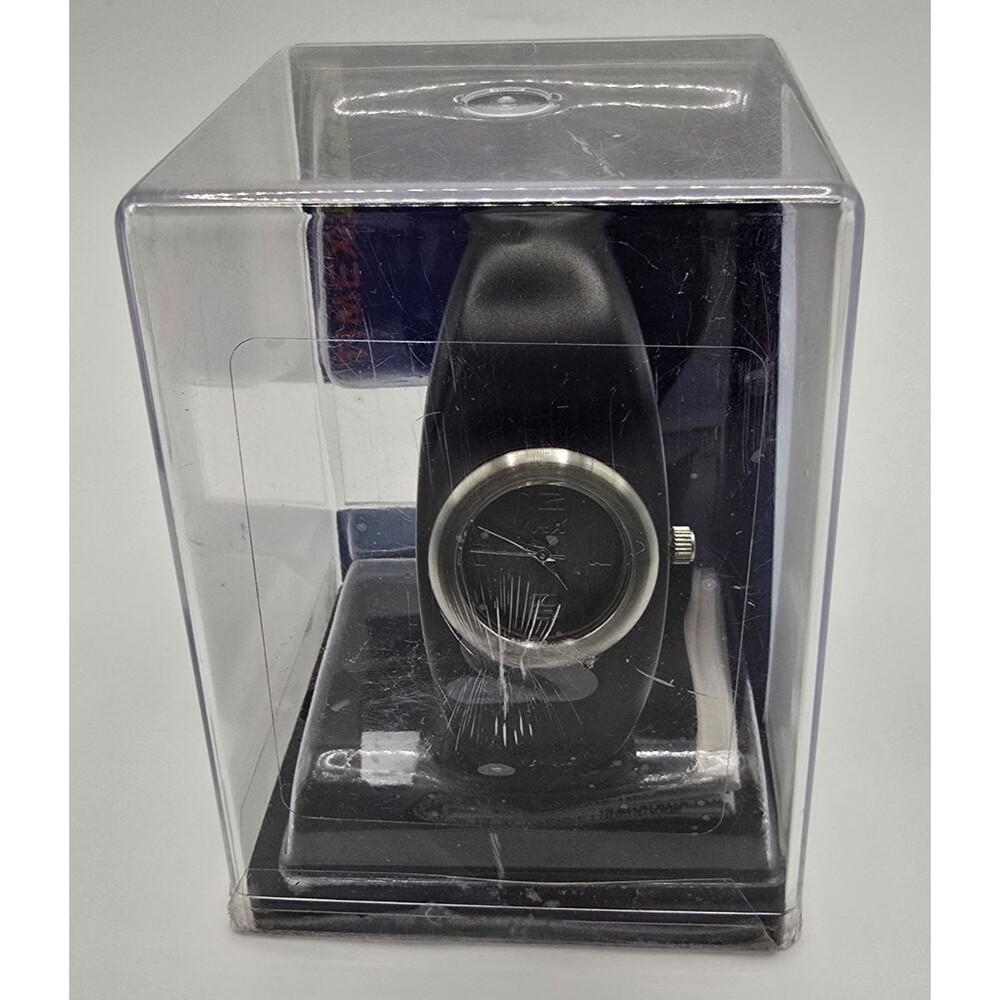 Women Watch Timex TMX Black Cuff Analog New Sealed in Box